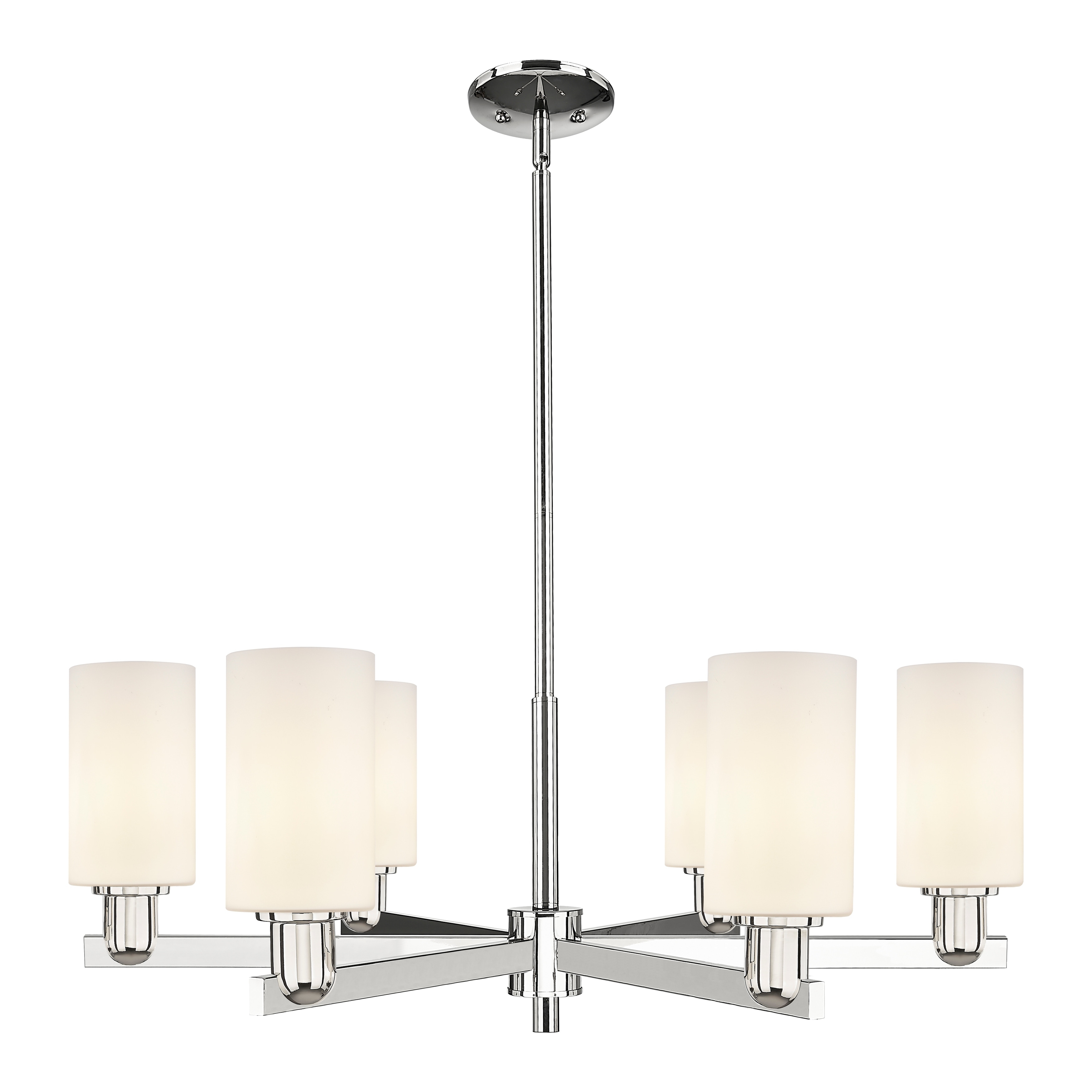 Innovations Lighting Endless Possibilities Arcadia - Clymer - 6 Light 34" Stem Hung Chandelier