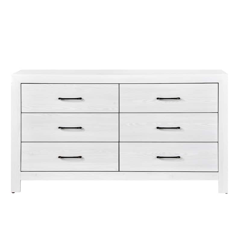 Dresser of 6x Drawers Wooden Bedroom Furniture