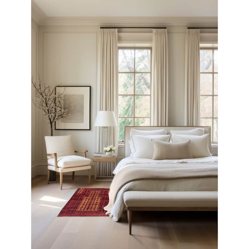 ECARPETGALLERY Hand-knotted Teimani Brown Wool Rug - 3'0 x 4'5