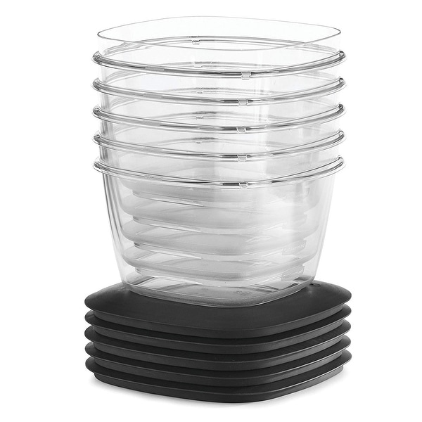 Shop Rubbermaid Premier 5-Pack Easy Find Container Set With Lids, 7-Cup