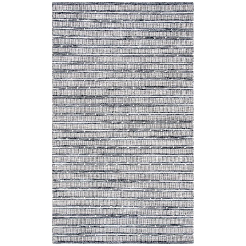 SAFAVIEH Handmade Striped Kilim Latoria Modern Cotton Rug -