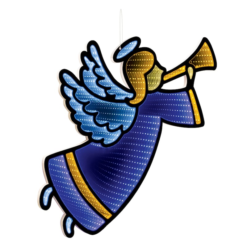 Angel with Horn Ekkolight 24.5"H - N/A