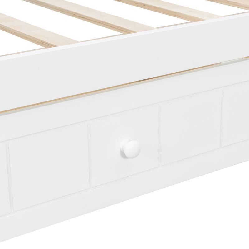 Twin Canopy Daybed with 2 Storage Drawers, Elegant & Functional