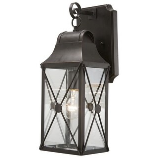 The Great Outdoors 73291 De Luz 1 Light 6-1/2" Wide Outdoor Wall