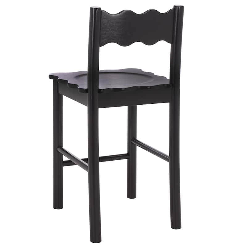 SAFAVIEH Home Nolly Scallop Counter Chair - 20"W x 19"D x 26"H