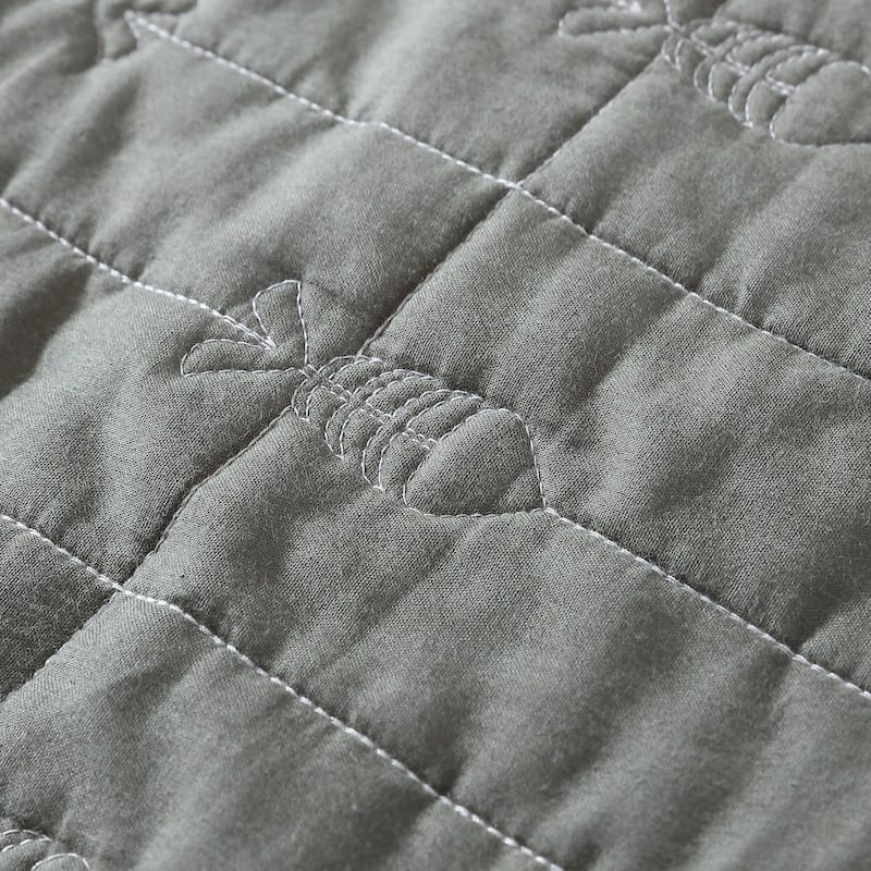 Eddie Bauer Troutdale Solid Cotton Green 4 Piece Daybed Set