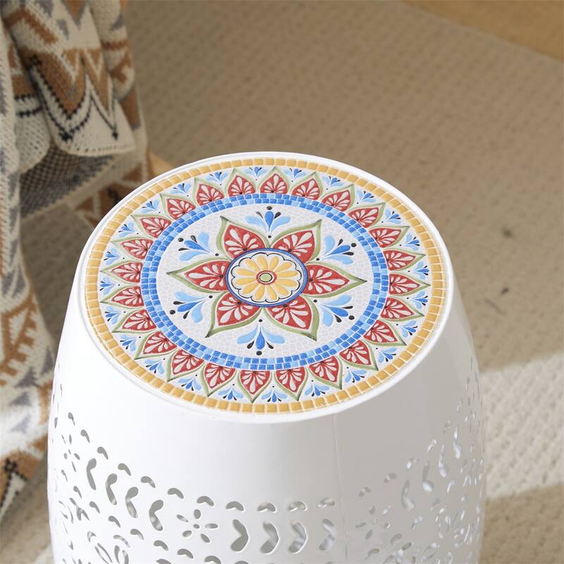 12" Metal Side Table