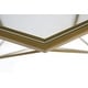 preview thumbnail 37 of 44, Malibu 29" Modern Octagon Center Coffee Table with Tempered Glass Table top & Sturdy Metal Geometric Base for Living Room Office