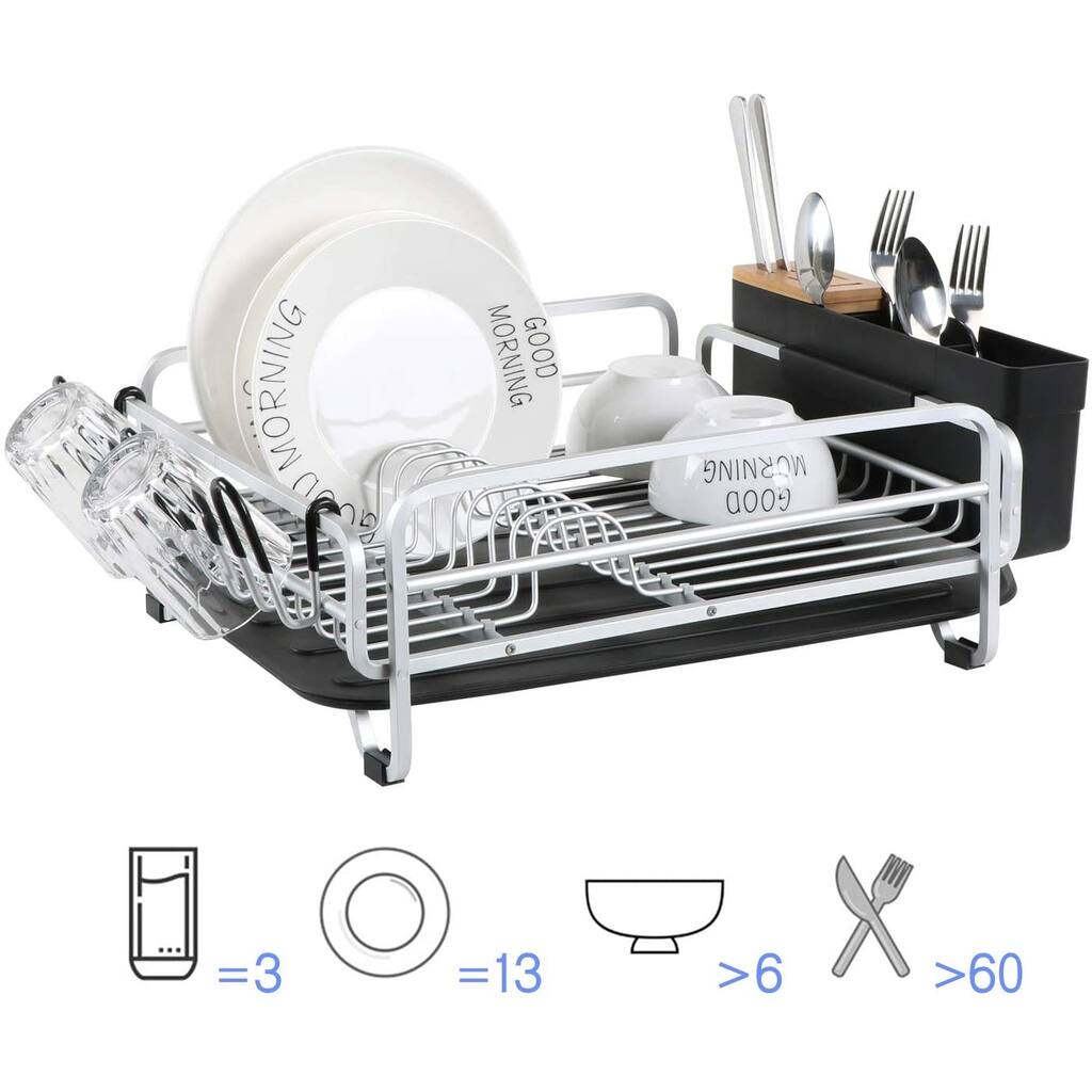 Clihome Aluminum Dish Drying Rack