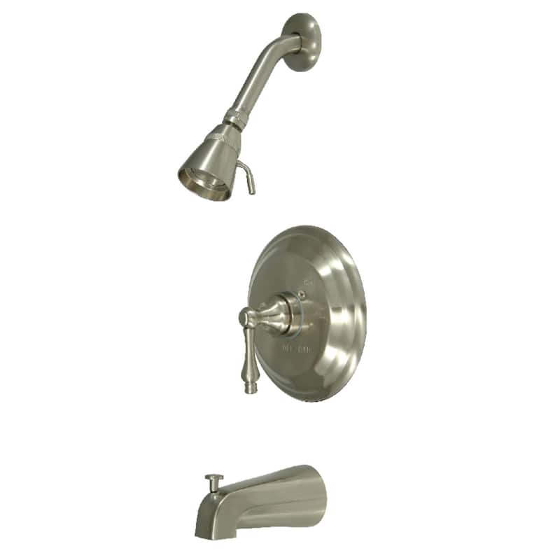 Restoration Tub and Shower Faucet - Brushed Nickel