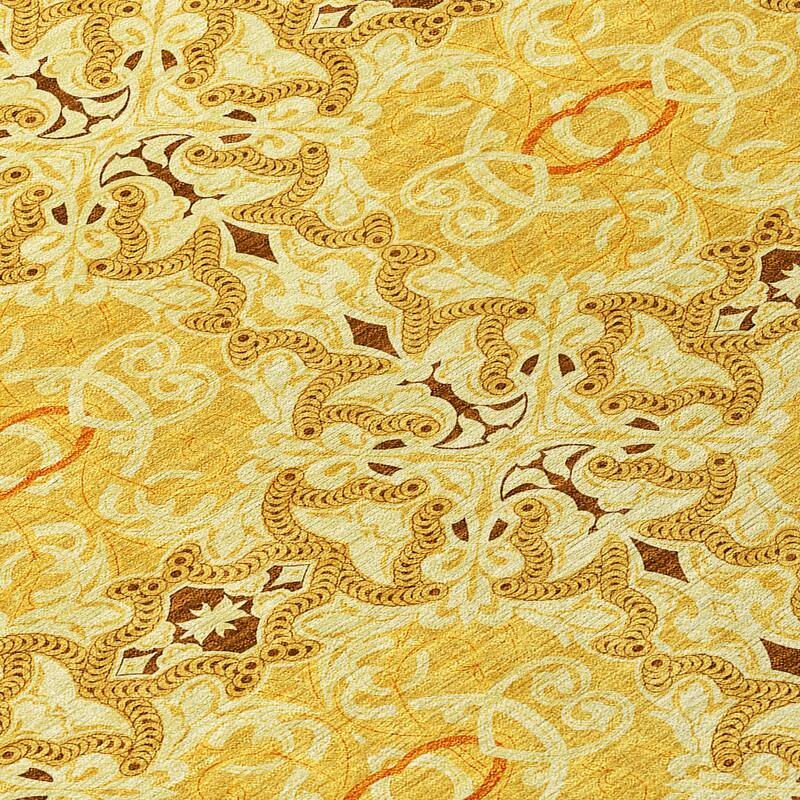 Machine Washable Indoor/ Outdoor Chantille Traditional Medallions Rug