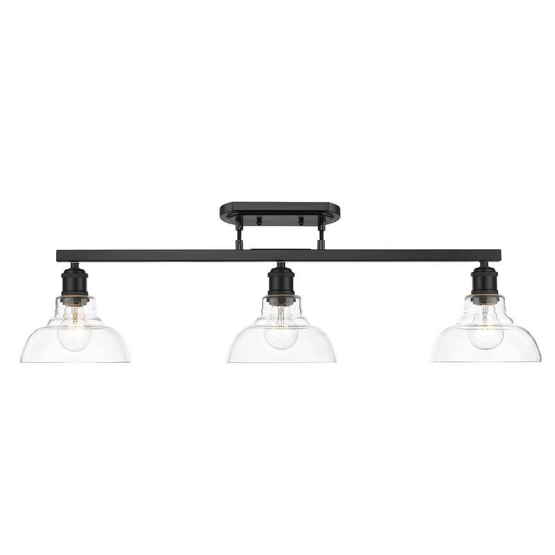 Carver 3 Light Semi-Flush