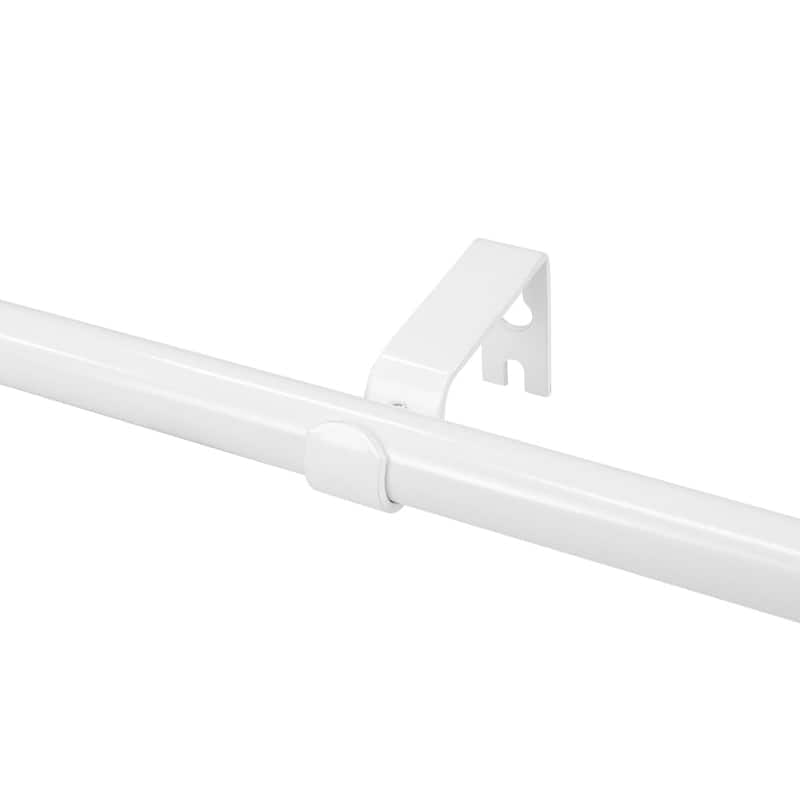 Lumi 5/8" Single Curtain Rod Set (3 Colors) -Acrylic Pumpkin finials
