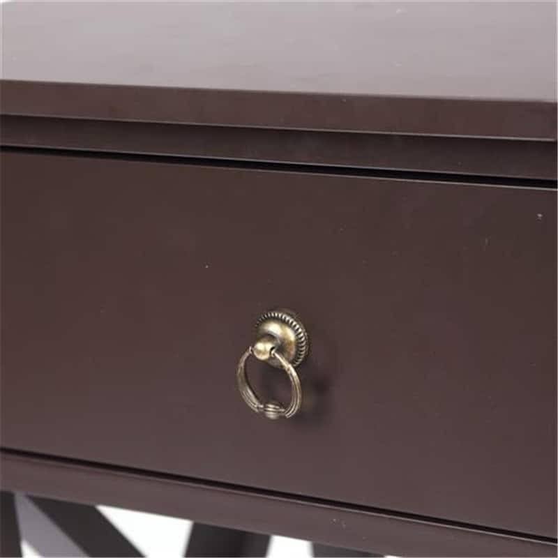 Modern Nightstand with Drawer and Shelf Stylish and Functional Bedside Table for Organized Living
