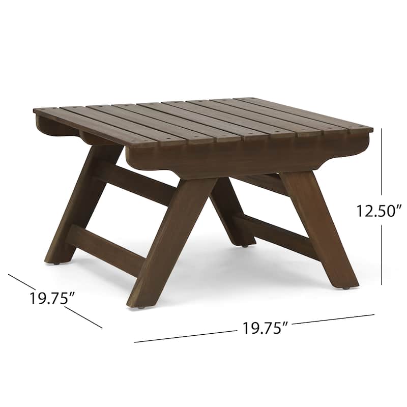 Sedona Acacia Wood 3-piece Outdoor Chat Set by Christopher Knight Home