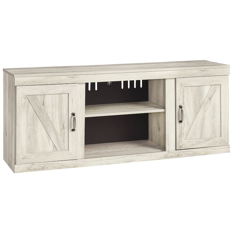 Signature Design by Ashley Wynnlow Weathered Woodgrain 60-inch TV Stand