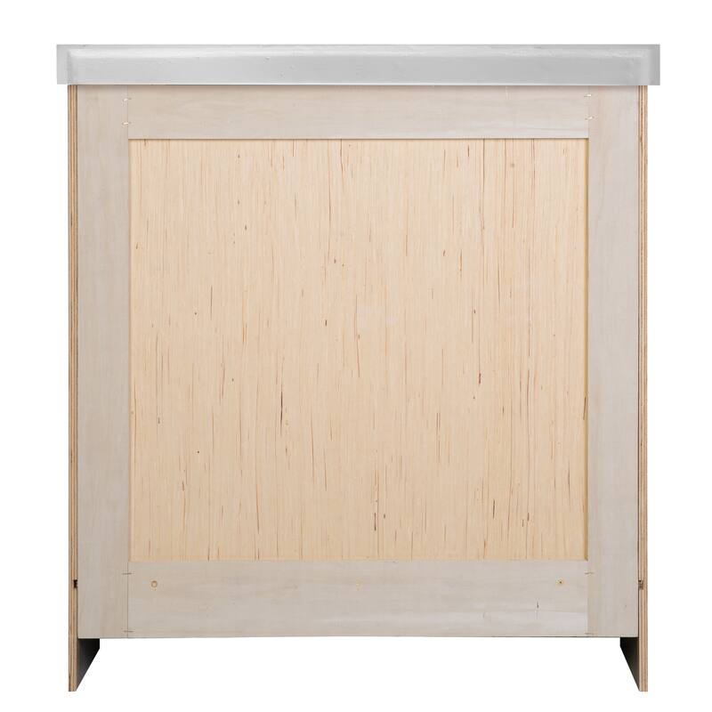 Brookings 31 Inch Assembled Bath Vanity with Modern Sink Top