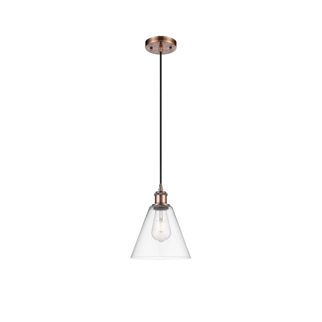 Innovations Lighting Ballston Berkshire 1 Light 8" Cord Hung Mini Pendant