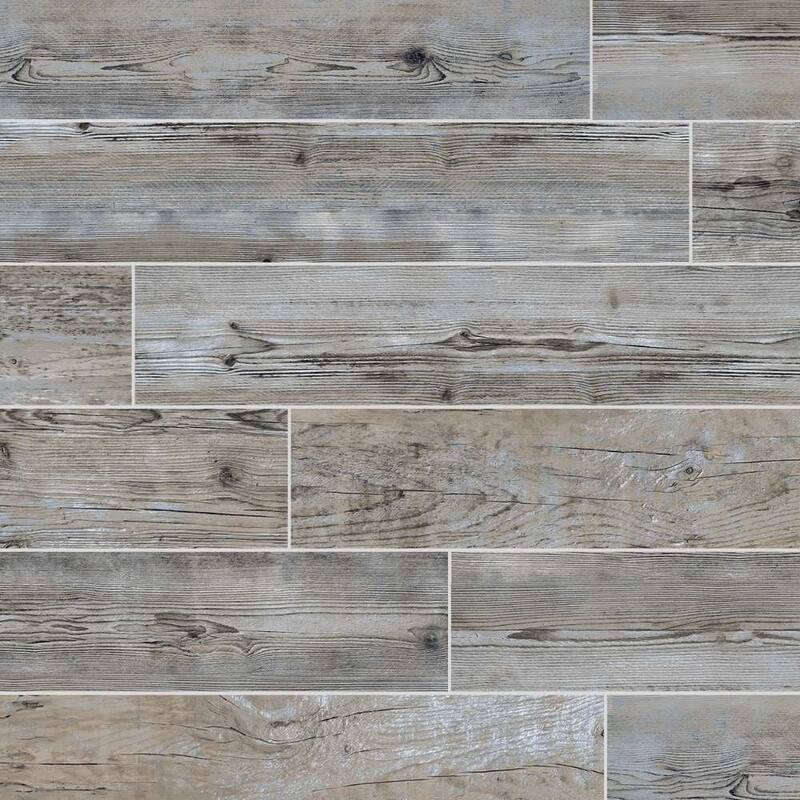 The Tile Life Molise 9x48 Porcelain Floor & Wall Tile - Blue - 4 x 9 Sample