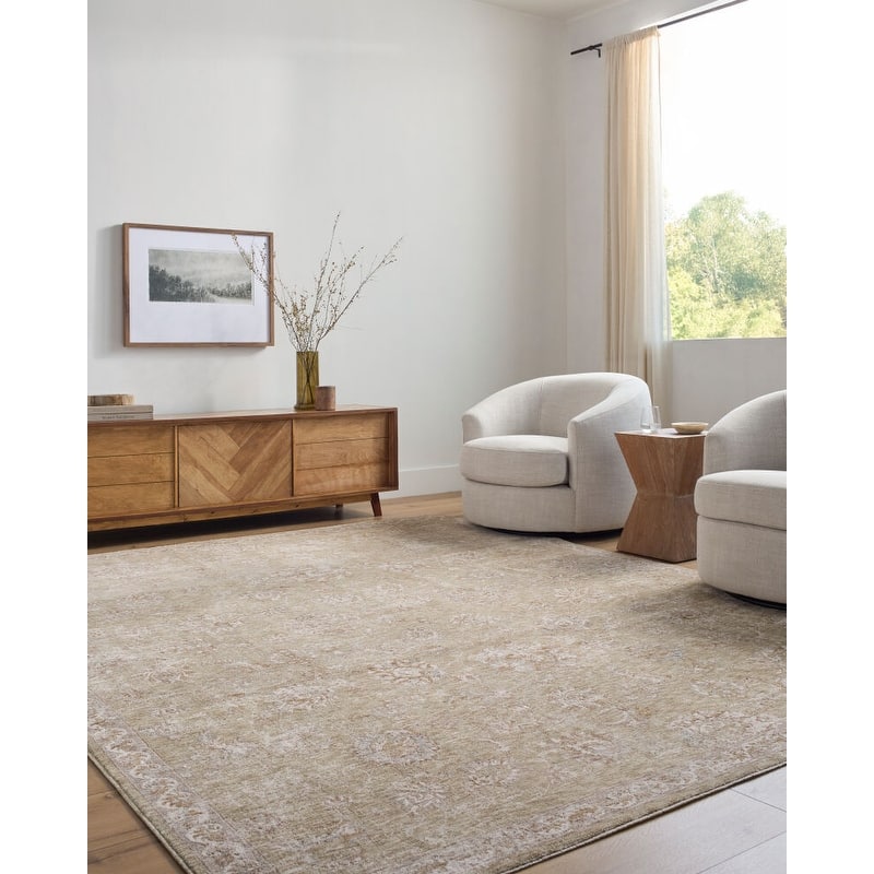 Livabliss Da Vinci Traditional Area Rug - 5' x 7'5" - Blue