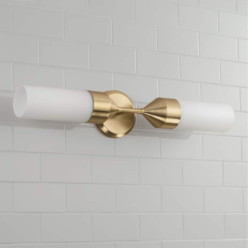 Devon 2-Light Sconce - 5"W x 25"H x 4.75"E