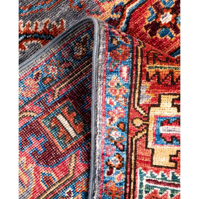 Serapi One-of-a-Kind Hand-Knotted Area Rug - Gray - 4' 2" x 5' 11"