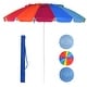 preview thumbnail 4 of 27, Gymax 8ft Beach Umbrella Outdoor Patio Garden w/ Carrying Bag Sand
