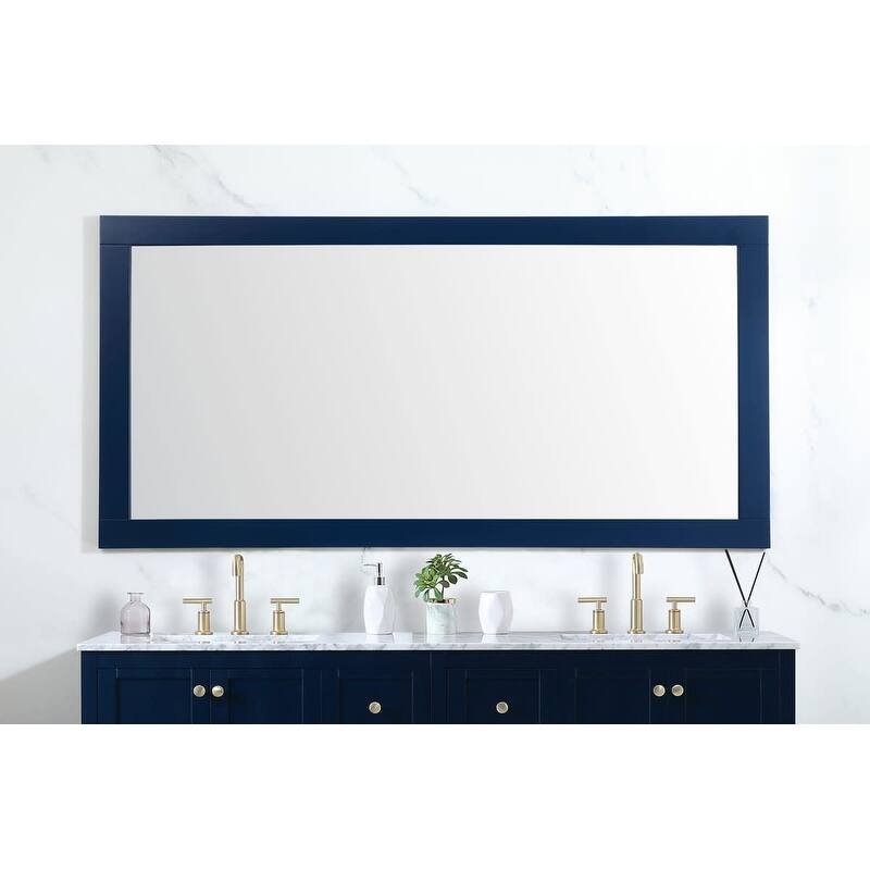 Elegant Lighting VM27236 Aqua 72" W x 36" H Traditional Rectangular
