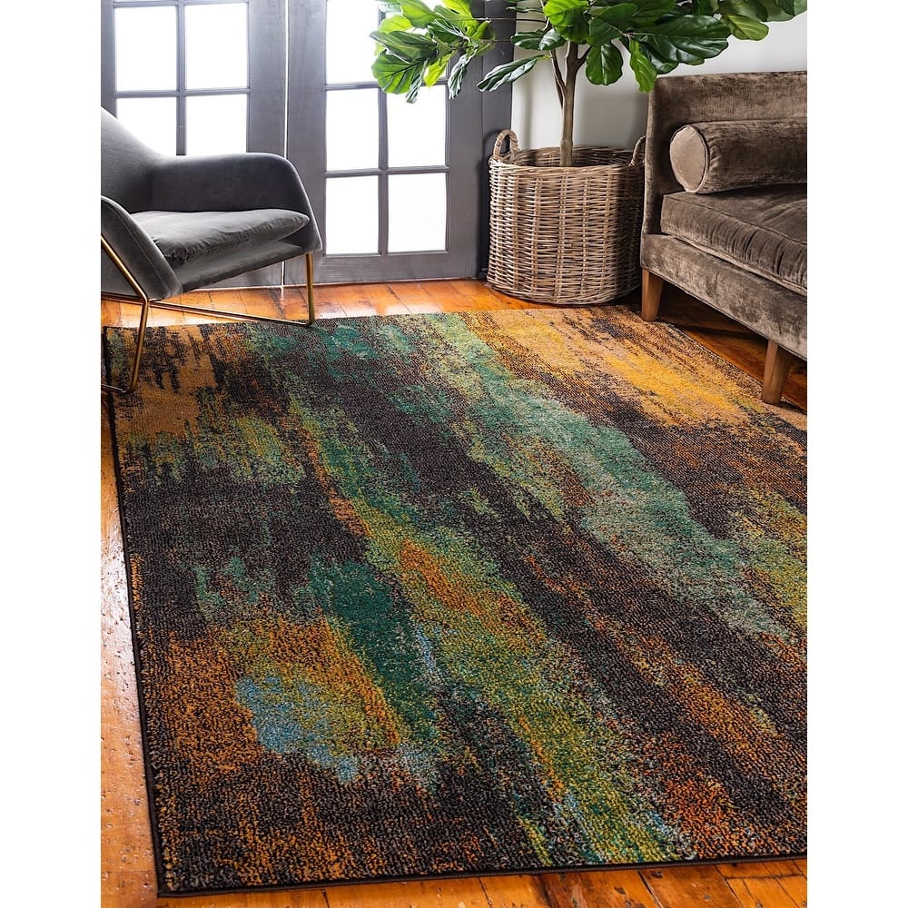 Contemporary Zhale Collection Area Rug
