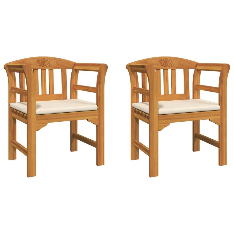 vidaXL Rose Bench Natural in Solid Acacia Wood