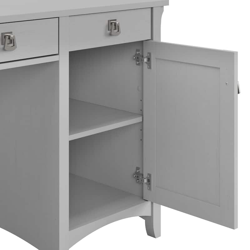 Bush Furniture Salinas 55W Corner Office Desk with Storage
