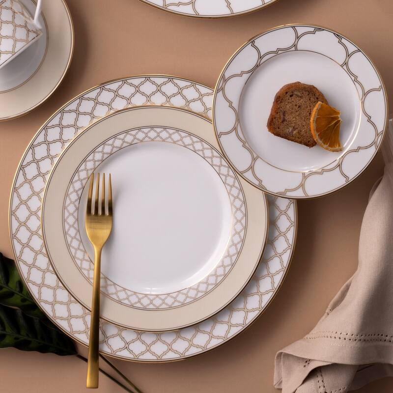 Noritake Eternal Palace Set Of 4 Salad Plates, 8-1/4"