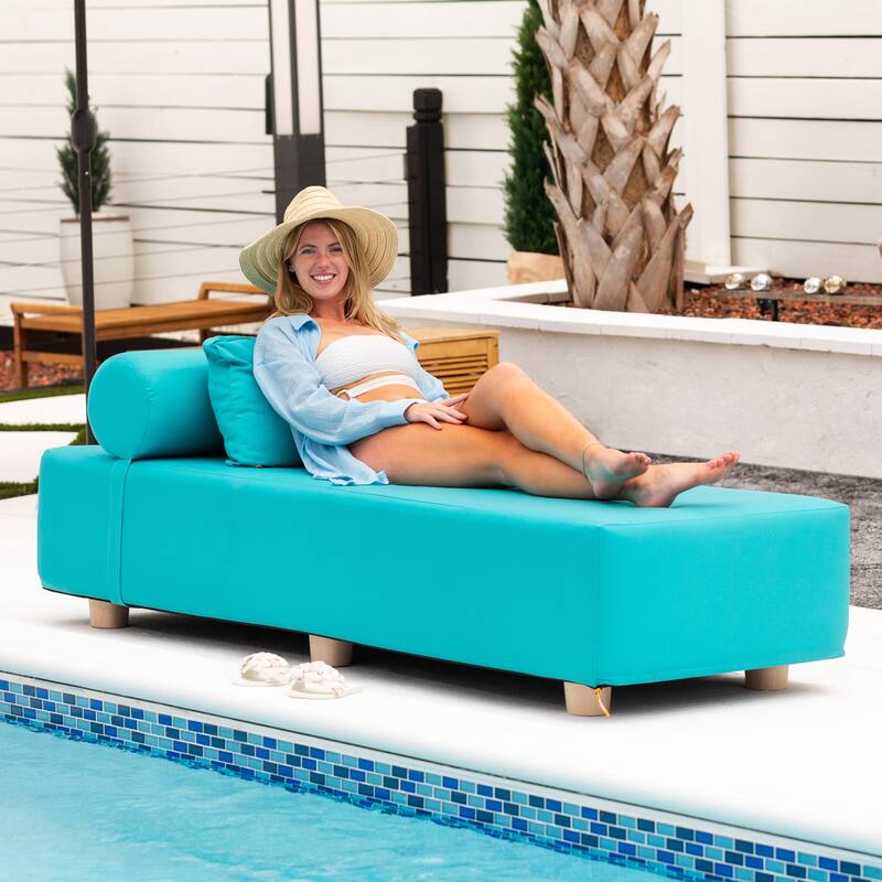 Jaxx Alvy Outdoor Sun Lounger - Luxurious Sunbed with Sunbrella Cover