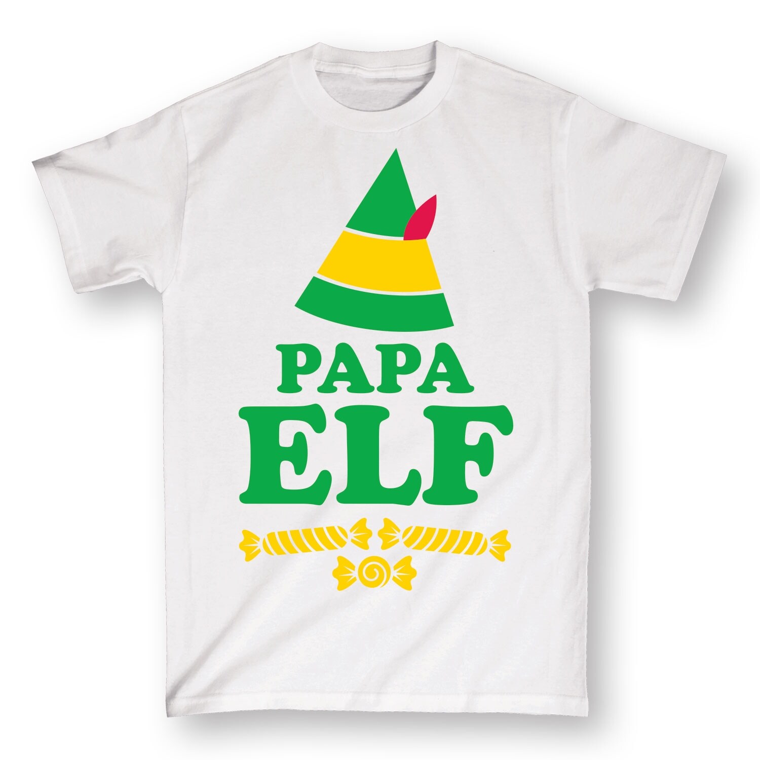 Shop Papa Elf Family Cute Winter Holidays Mens T Shirt Overstock