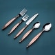 preview thumbnail 1 of 2, INOX Twisted Urban Flatware 20 Pc. Place Setting