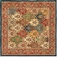 preview thumbnail 29 of 50, SAFAVIEH Handmade Heritage Lyra Traditional Oriental Wool Rug 10' Square - Multi/Burgundy - Square
