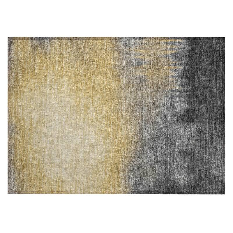 Machine Washable Indoor/ Outdoor Modern Dawn Chantille Rug