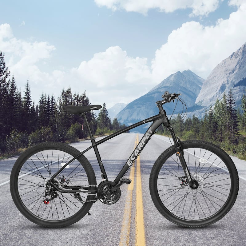 27 Inch Mountain Bike 21 Speed - Black