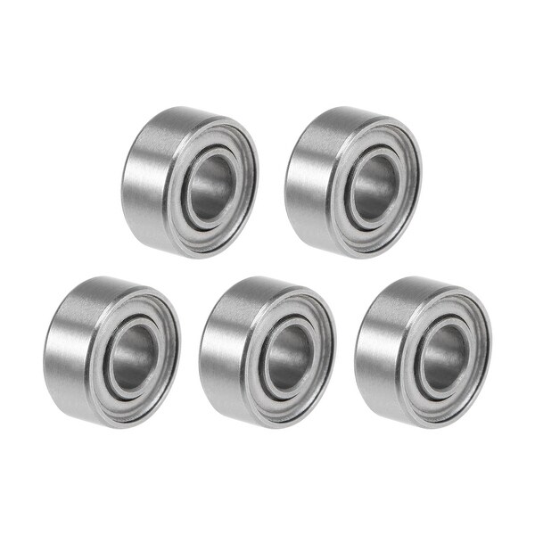 683ZZ Deep Groove Ball Bearings Z2 3x7x3mm Double Shielded Carbon Steel 5pcs