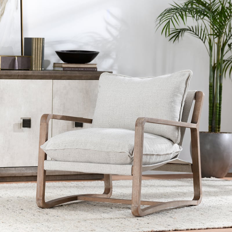 Classic Home Mariah Accent Chair Natural - Beige