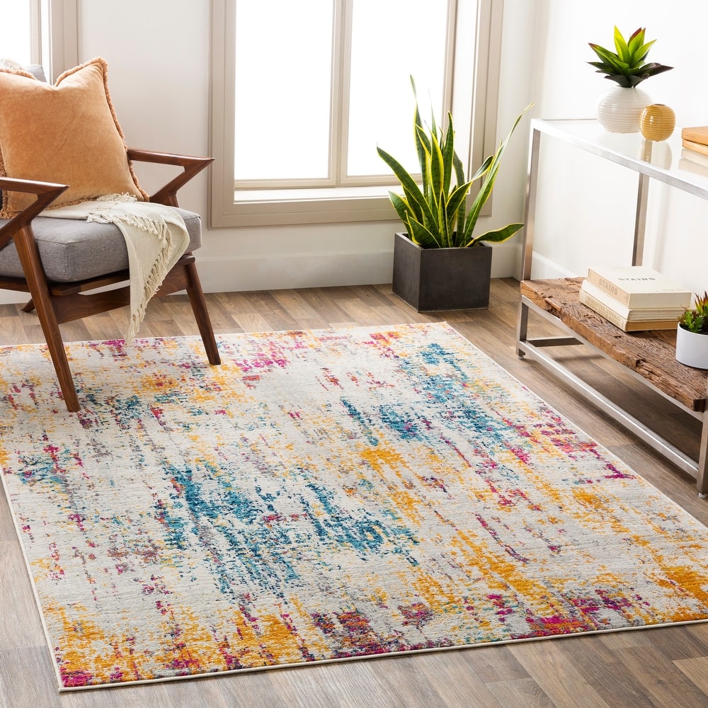Livabliss Nelson Vibrant Abstract Area Rug