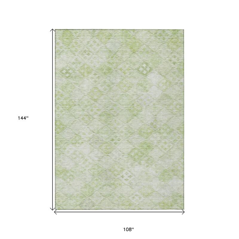 HomeRoots Geometric Transitional Rectangle Outdoor Rug