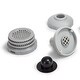 Conector De Jato Para Piscina Intex - Compatível Com Modelos 25022E - Inclui 2 Tampa De Orifício - Cinza