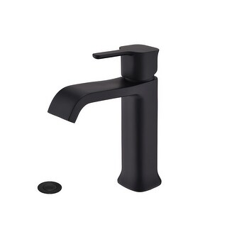 BATHLET Bathroom Single Handle Faucet Pop Up Drain For 1-Hole and 3-Holes Installation