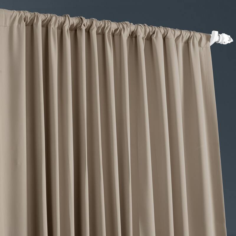 Exclusive Fabrics Extra Wide Room Darkening 108-inch Curtain (1 Panel)
