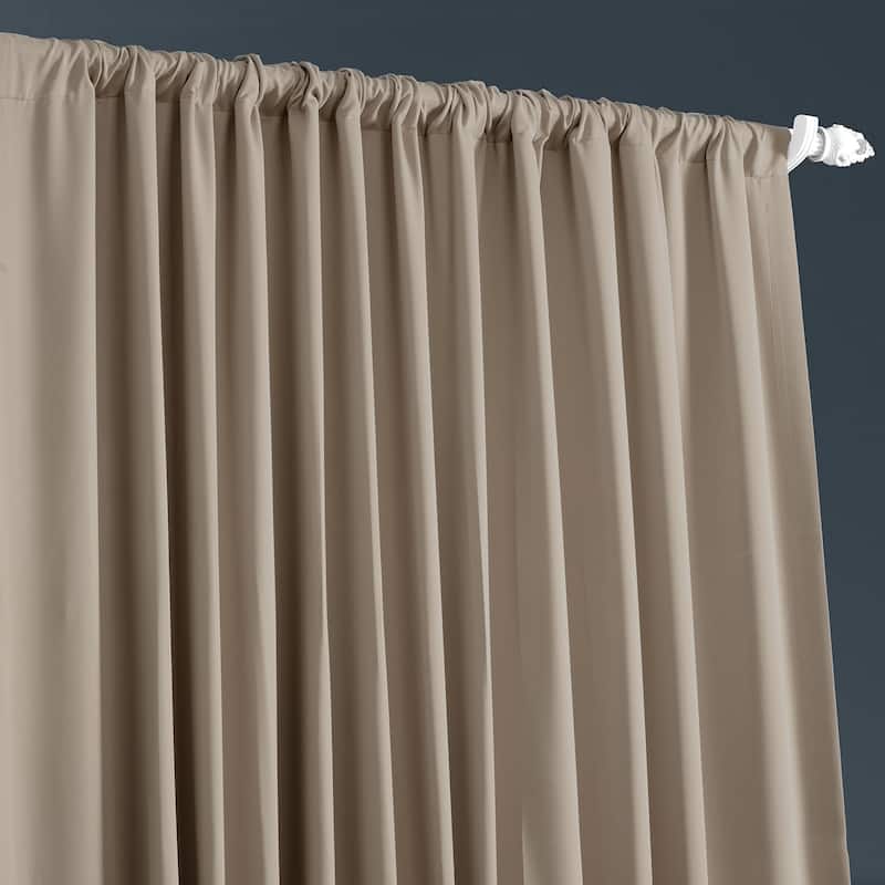 Exclusive Fabrics Extra Wide Room Darkening Curtain (1 Panel)