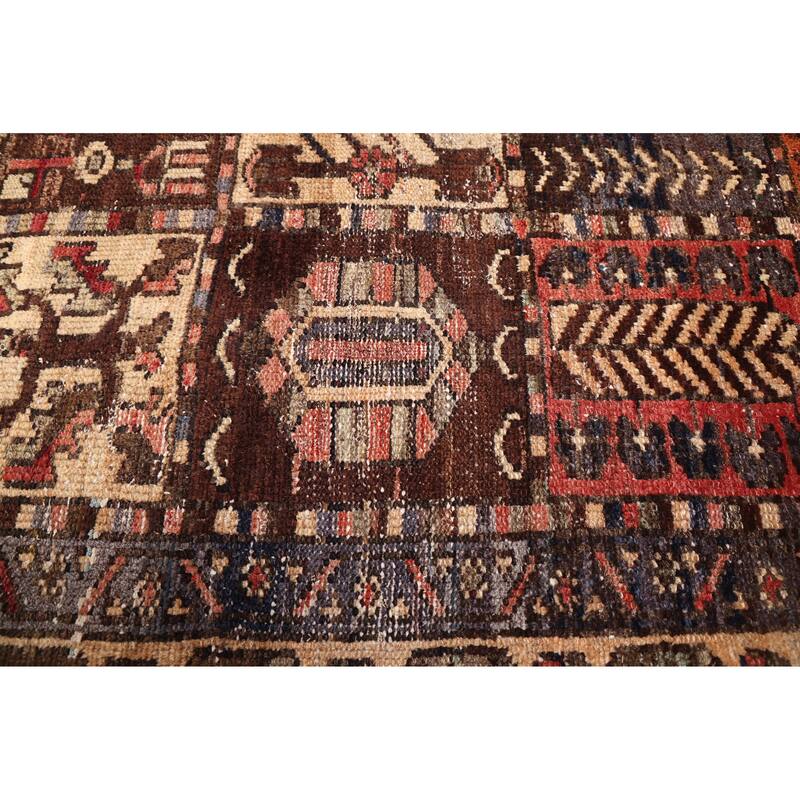 ECARPETGALLERY Hand-knotted Antalya Vintage Brown Wool Rug - 4'4 x 6'7