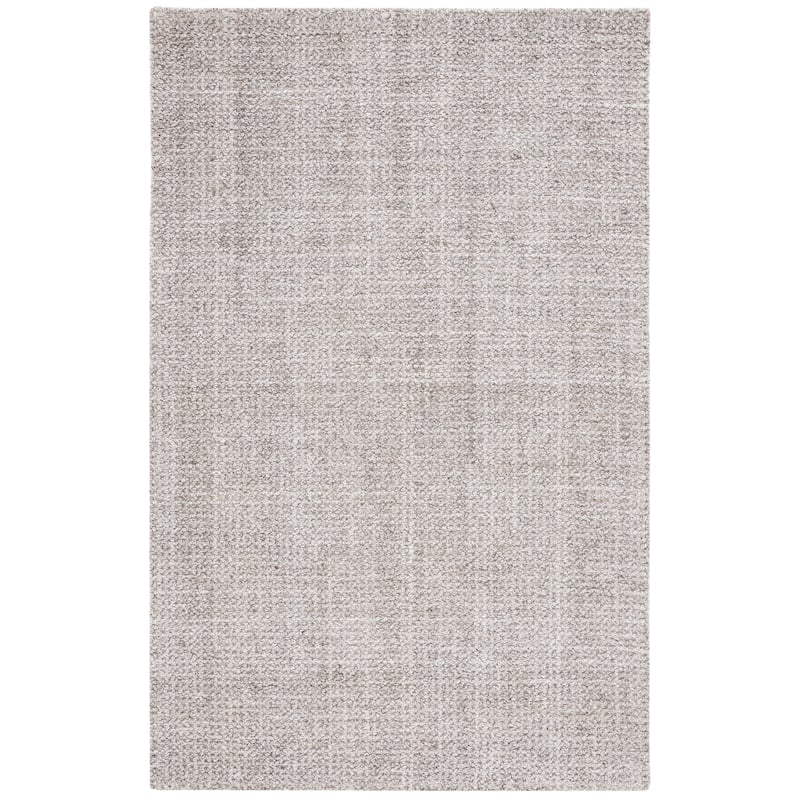 SAFAVIEH Handmade Abstract Eija Modern Wool Rug - 8' x 10' - Light Brown/Grey