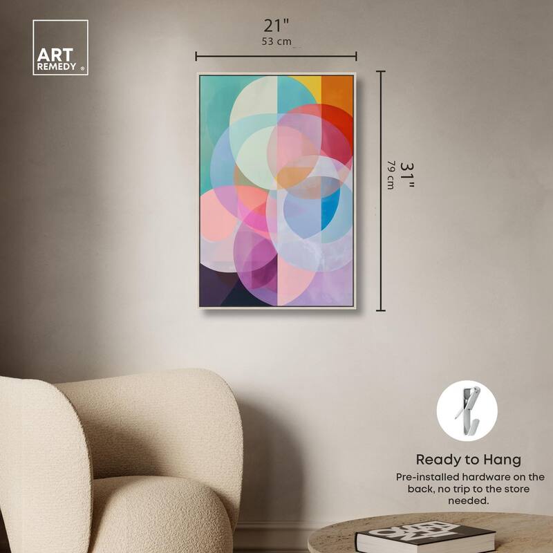 Oneiric Circles II Canvas by Art Remedy