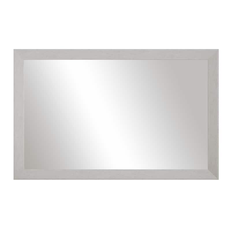 Frame My Mirror Nickel Framed Wall Mirror, LaRue Design